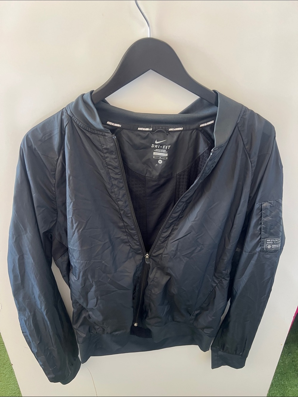 Nike Black Dri-FIT Bomber Jacket